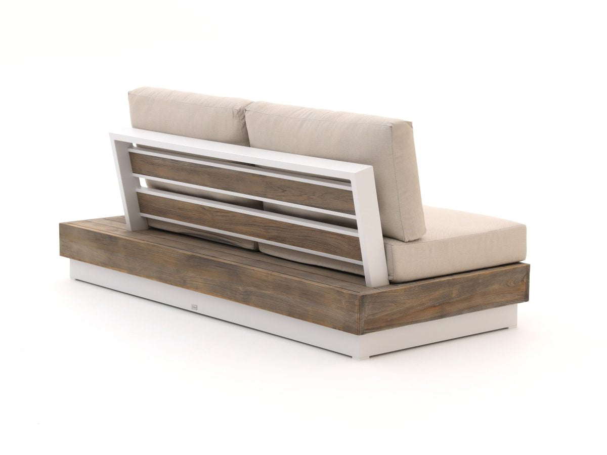 Bellagio hoek loungeset met vuurtafel 5-delig