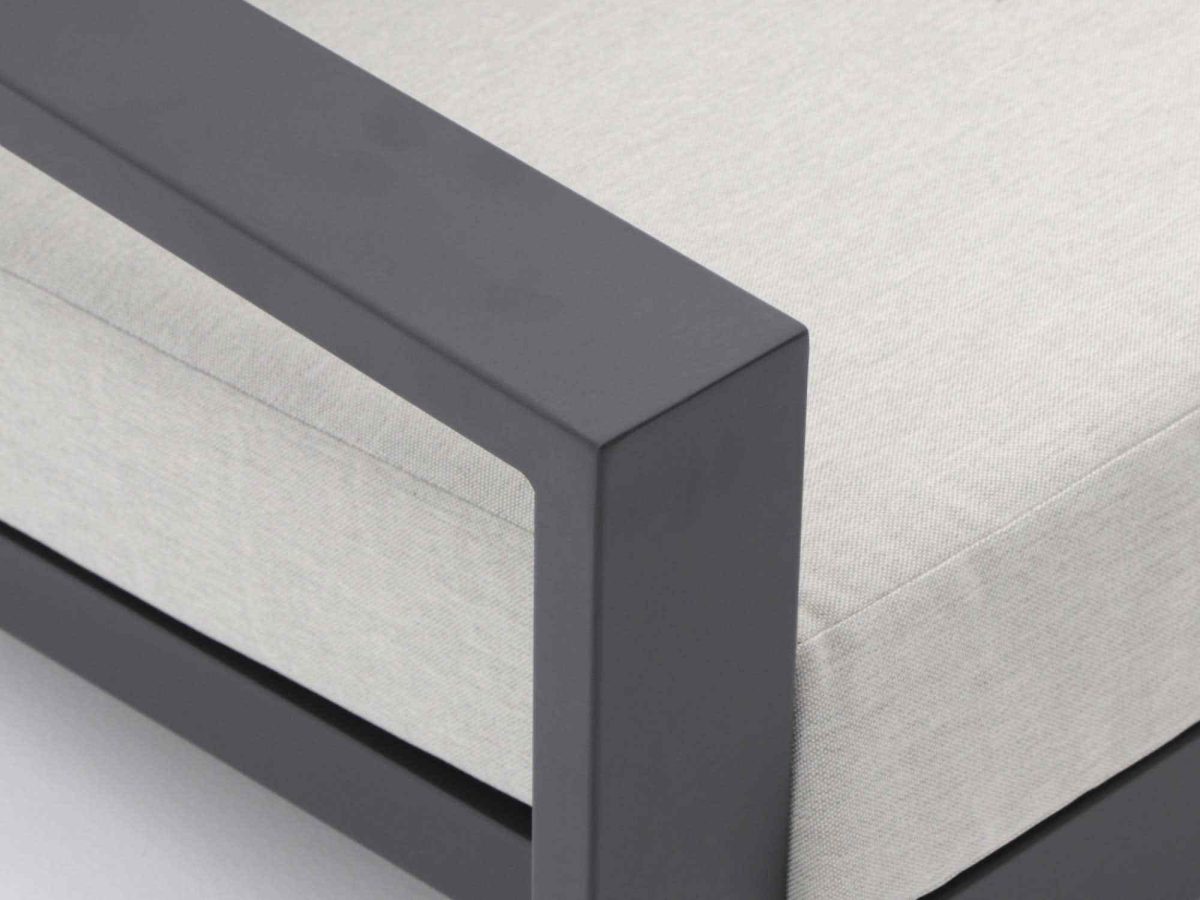 Bellagio stoel loungeset met vuurtafel 5-delig