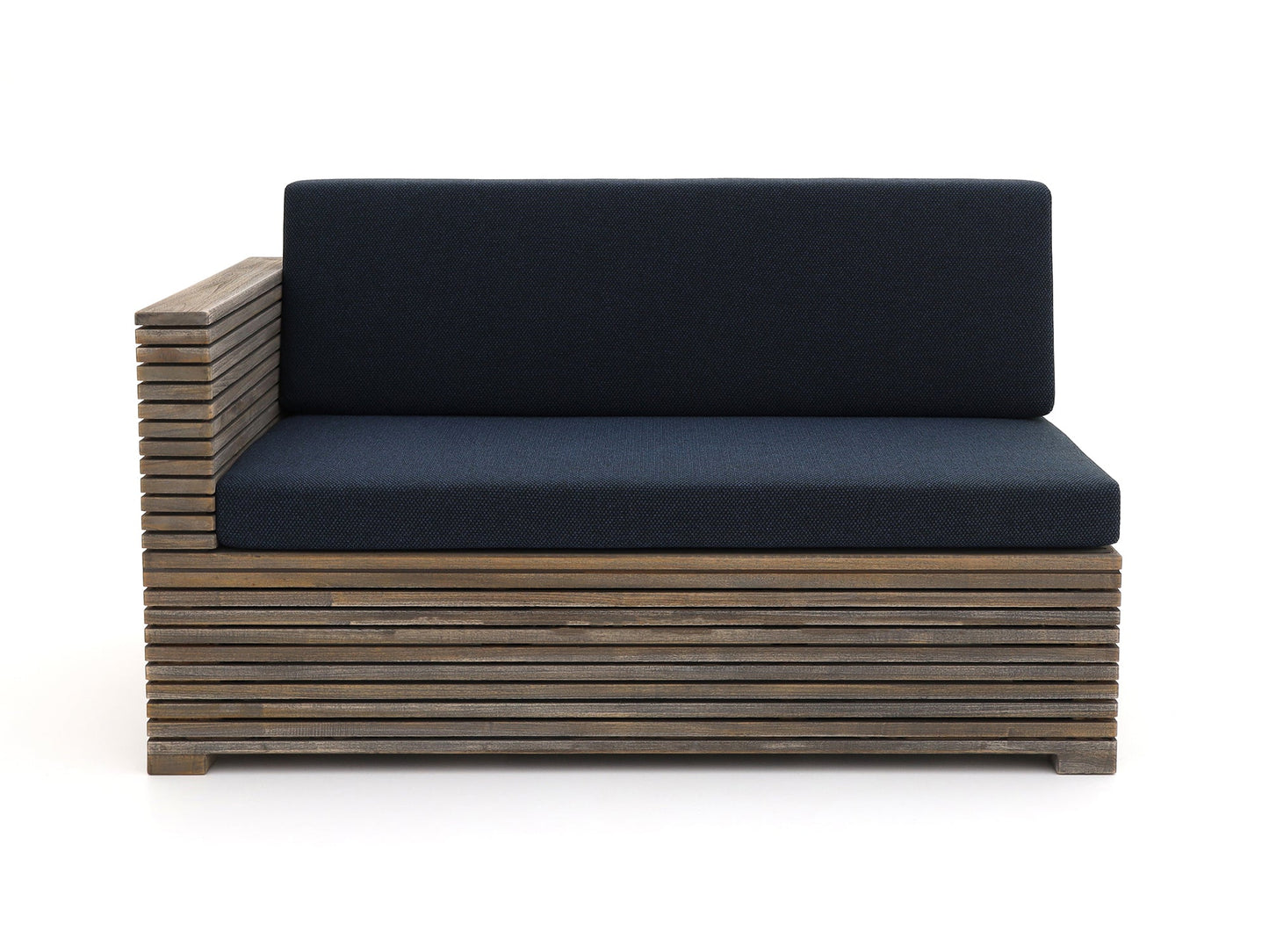 ROUGH-C hoek loungeset 4-delig (Zwart)