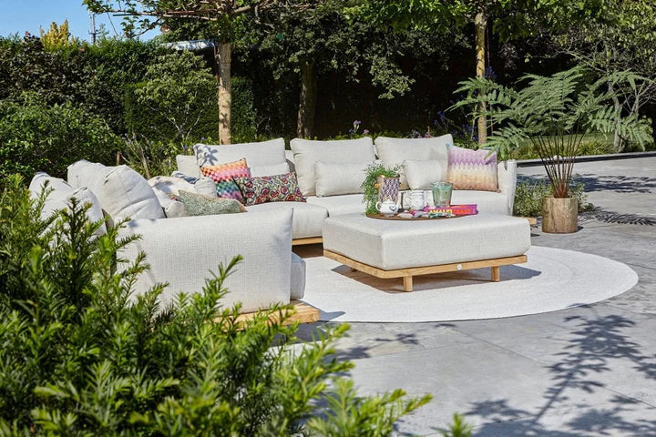 Bora – Luxe Sofa Loungeset + Tafel (Grijs)
