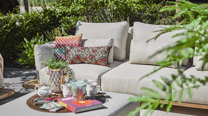 Bora – Luxe Sofa Loungeset + Tafel (Grijs)