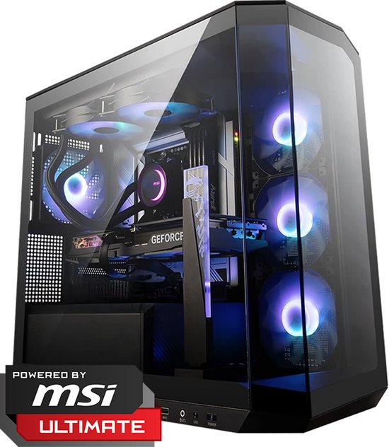MSI AMD Game PC - GeForce RTX 5090 32GB - AMD Ryzen 7 9800X3D - 64GB DDR5 - 2TB SSD + 2TB SSD - WiFi + Win 11 Home