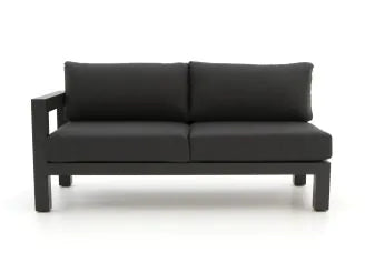 Bellagio 100cm hoek loungeset met vuurtafel 4-delig