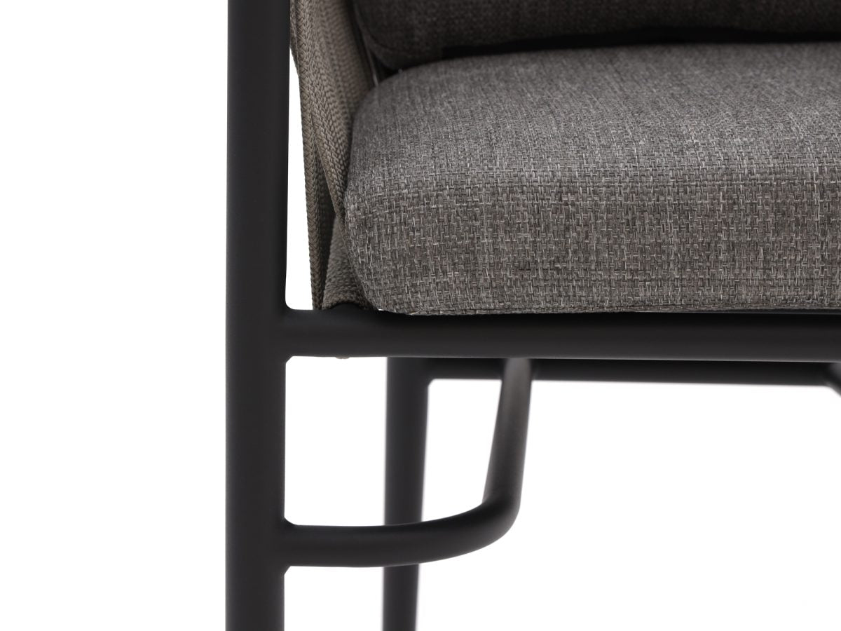 Bellagio Mineo/Induno Deens Ovaal 220cm high dining tuinset 7-delig
