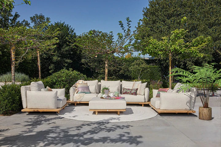 Bora – Luxe Sofa Loungeset + Tafel (Grijs)