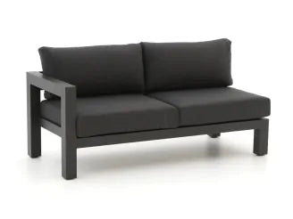 Bellagio 100cm hoek loungeset met vuurtafel 4-delig