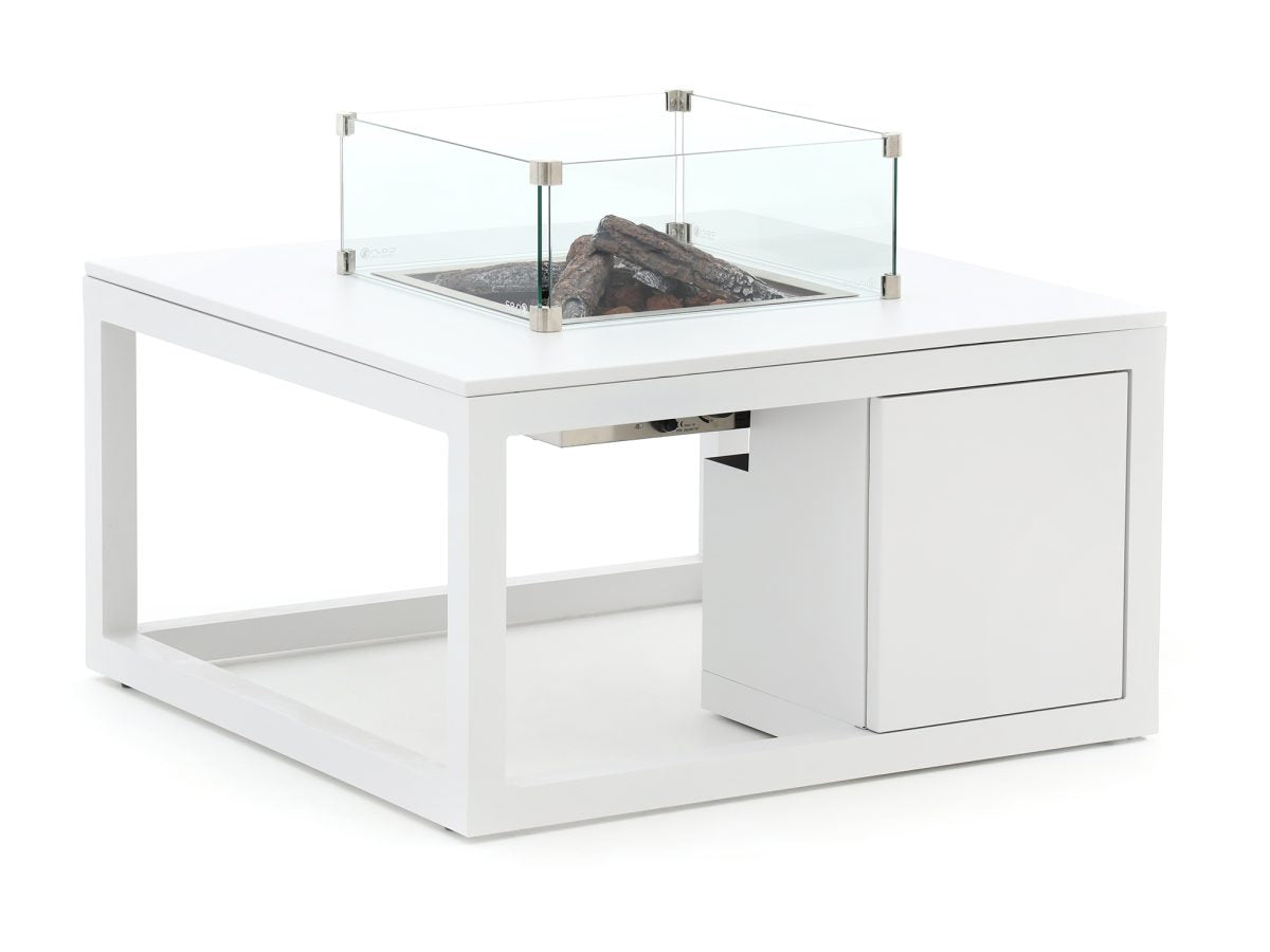 Bellagio Loungeset met Vuurtafel (Grijs)