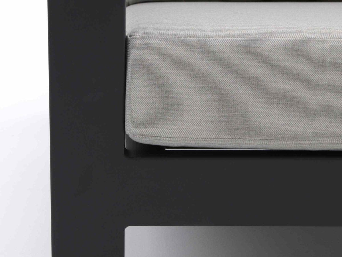 Bellagio stoel loungeset met vuurtafel 5-delig