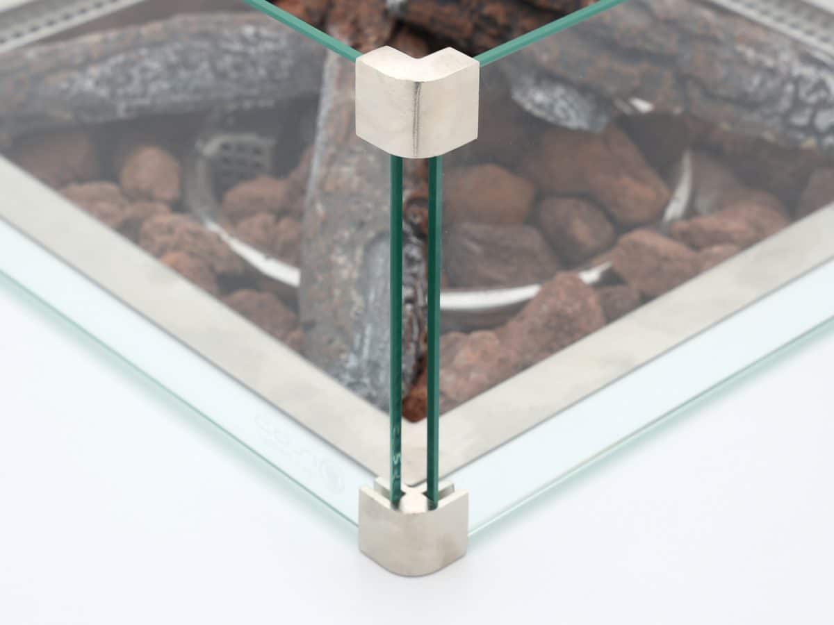 Bellagio Loungeset met Vuurtafel (Grijs)
