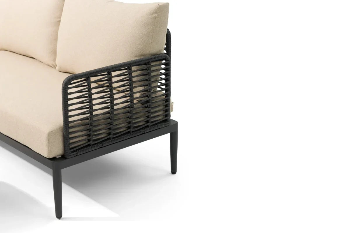 Coco Ibiza – Hoek Loungeset met tafel (Beige)