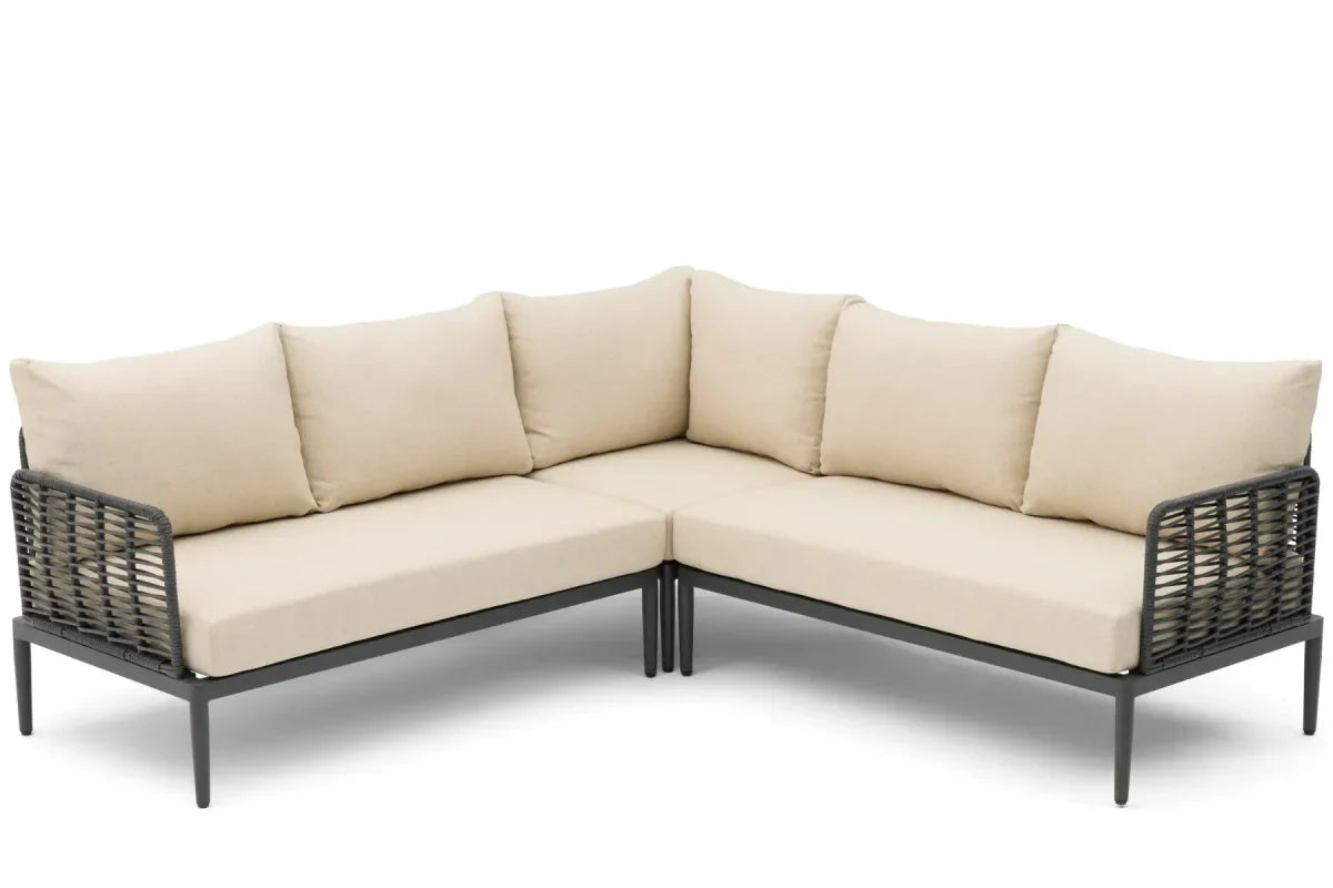 Coco Ibiza – Hoek Loungeset met tafel (Beige)