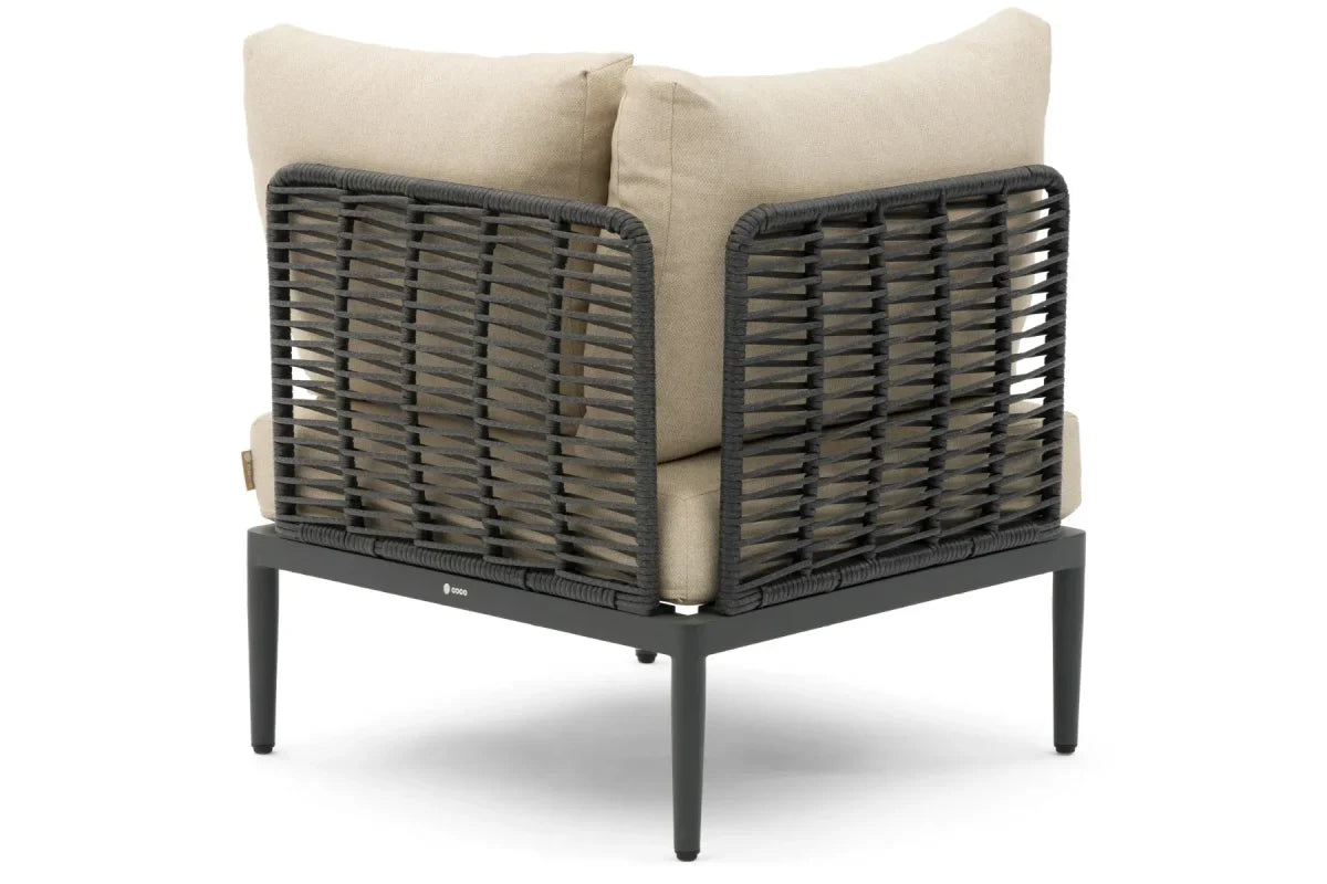 Coco Ibiza – Hoek Loungeset met tafel (Beige)