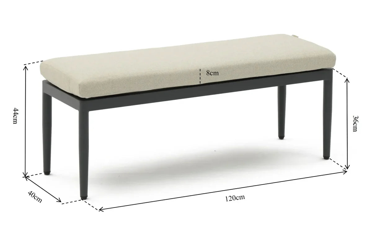 Coco Ibiza – Hoek Loungeset met tafel (Beige)