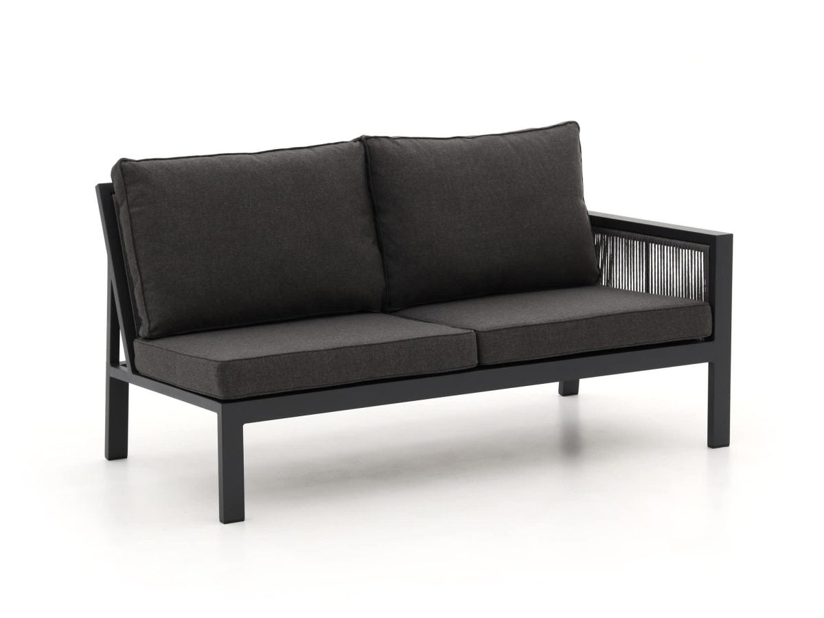 Manifesto Alzano hoek loungeset 4-delig (Zwart)