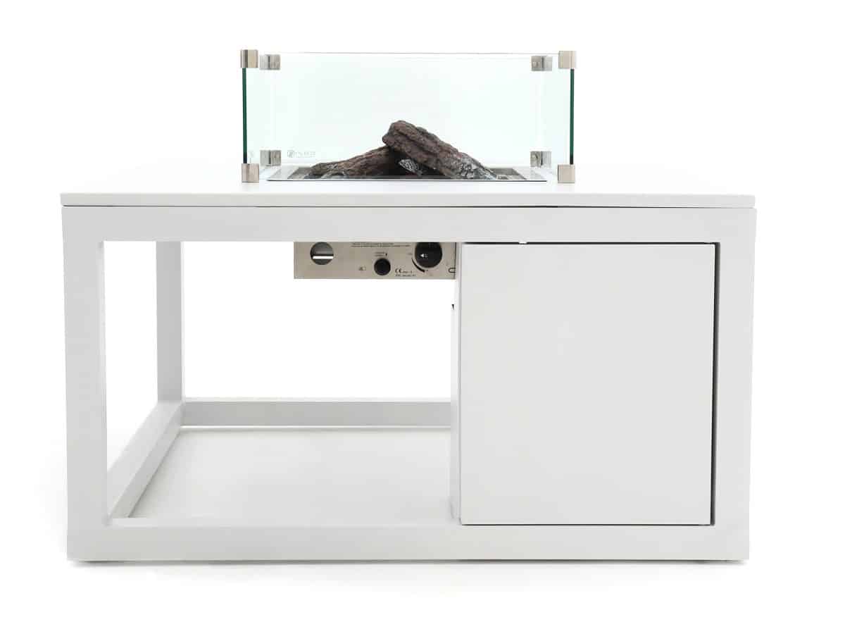Bellagio Loungeset met Vuurtafel (Grijs)
