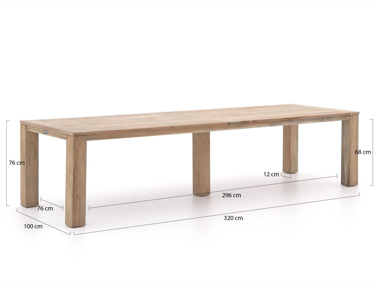 Intenso Mazzano/ROUGH-X 320cm lounge-dining tuinset