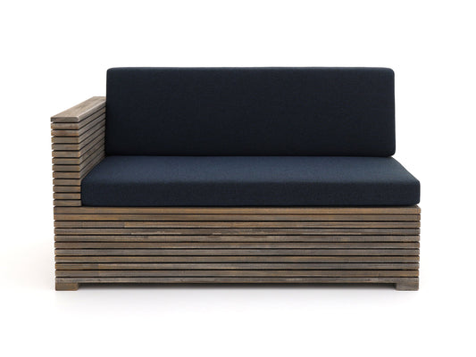 ROUGH-C hoek loungeset 4-delig (Zwart)