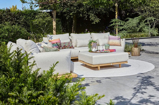 Bora – Luxe Sofa Loungeset + Tafel (Grijs)