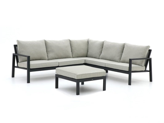 Manifesto Alzano hoek loungeset 4-delig (Zwart)